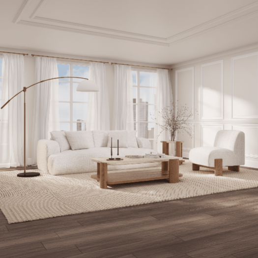 Dawn Travertine Coffee Table