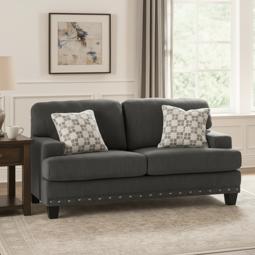 Daxon Grey Loveseat