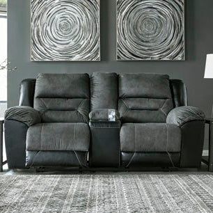 DBL REC LOVESEAT W/CONSOLE