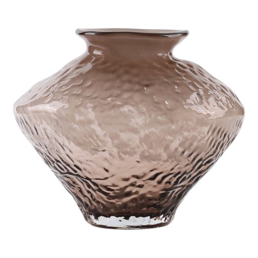 Tirzah Brown Glass Vase