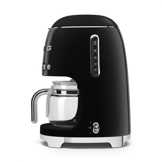 Smeg 50's Style Drip FIlter Coffee Machine, Black