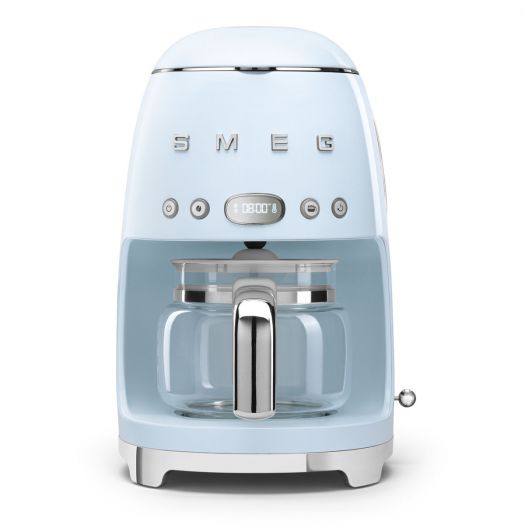 Smeg 50's Style Drip FIlter Coffee Machine, Pastel Blue 