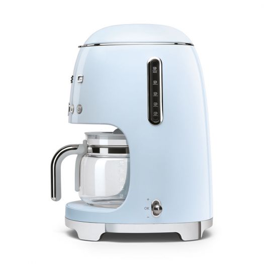 Smeg 50's Style Drip FIlter Coffee Machine, Pastel Blue 