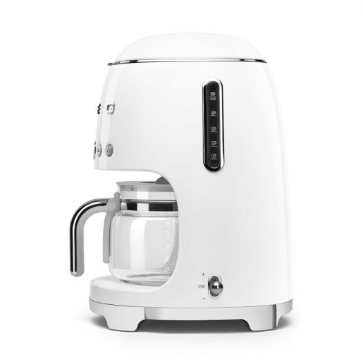 Smeg 50's Style Drip FIlter Coffee Machine, White 