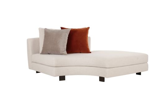 Deniz Brown Left Arm Chaise