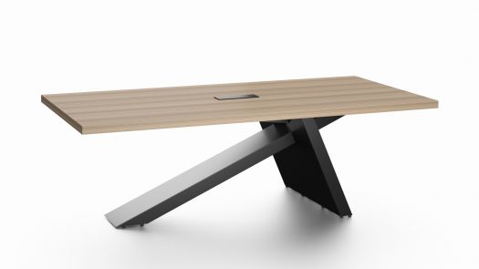 Bordo Meeting Table 240 - Brown & Black