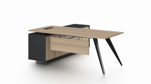 Bordo Executive desk - Brown & Black