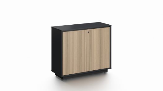 Bordo Low Cabinet - Brown & Black