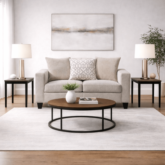 Diego Beige Loveseat W174