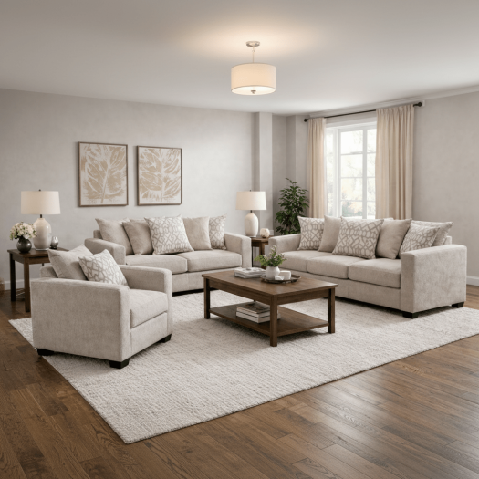 Diego Beige Sofa Set