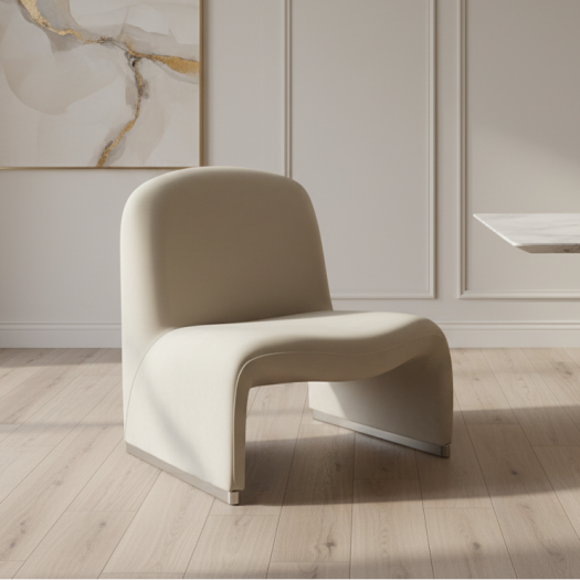 Dion Beige Accent Chair