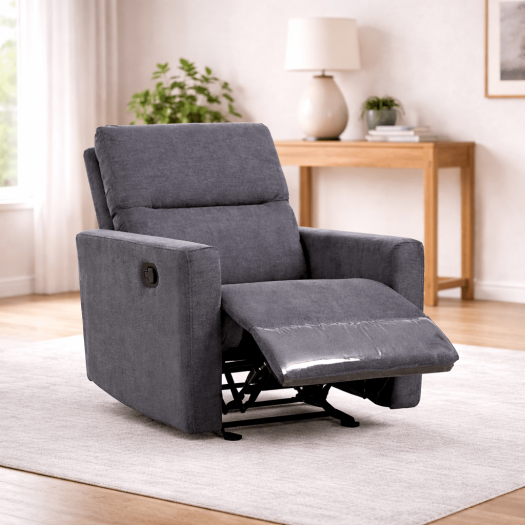 Dream Charcoal Manual Recliner