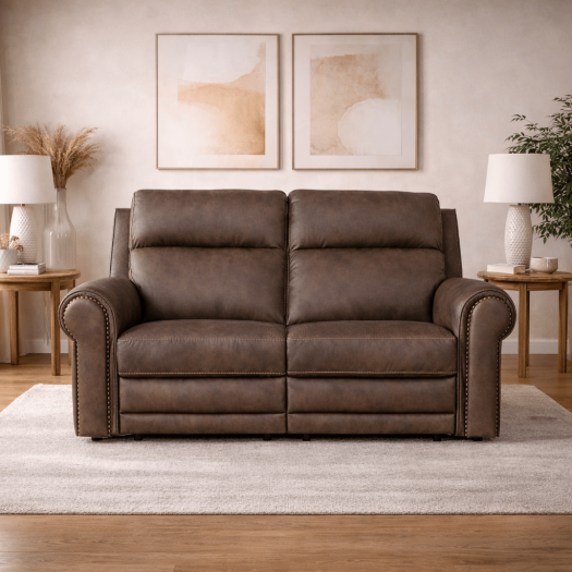 Duncan Power Loveseat with Power Headrest & Lumbar