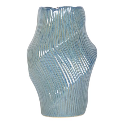 Tihany Blue/Cream Vase