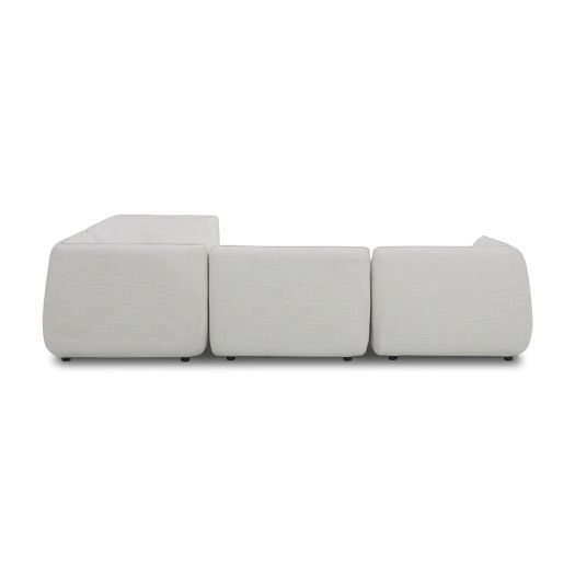 Zeppelin Classic L Modular Sectional Salt Stone White