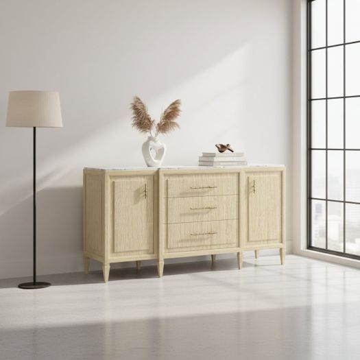 Eave - Credenza w/stone top