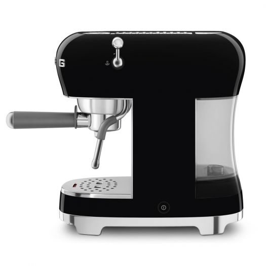 Black Espresso Coffee Machine with Steam Wand