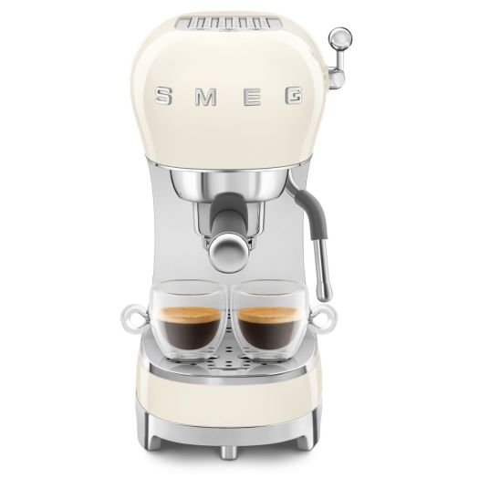 Smeg 50’s Retro Style Espresso Coffee Machine with Pump, Cream