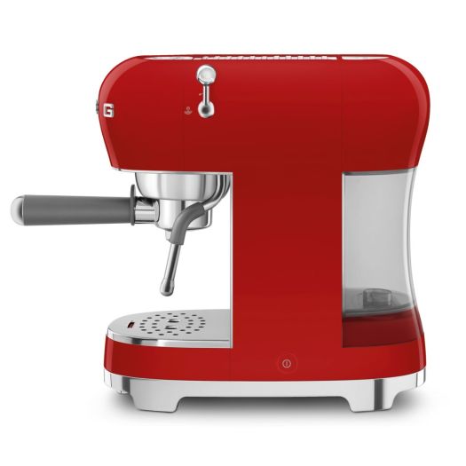 Smeg 50’s Retro Style Espresso Coffee Machine with Pump, Red