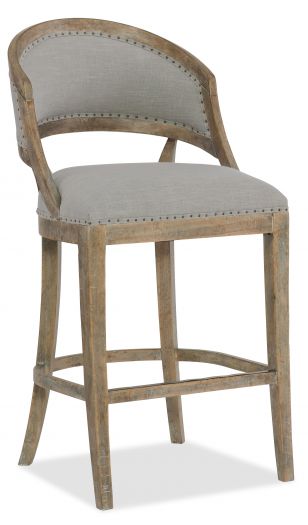 Garnier Barrel Back Bar Stool