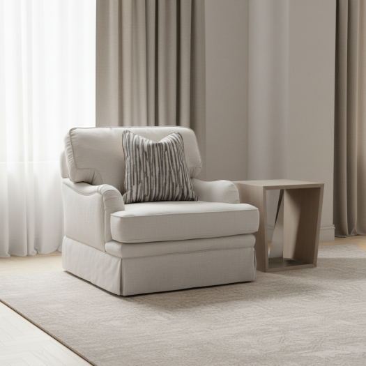 el Amor Cream Arm Chair