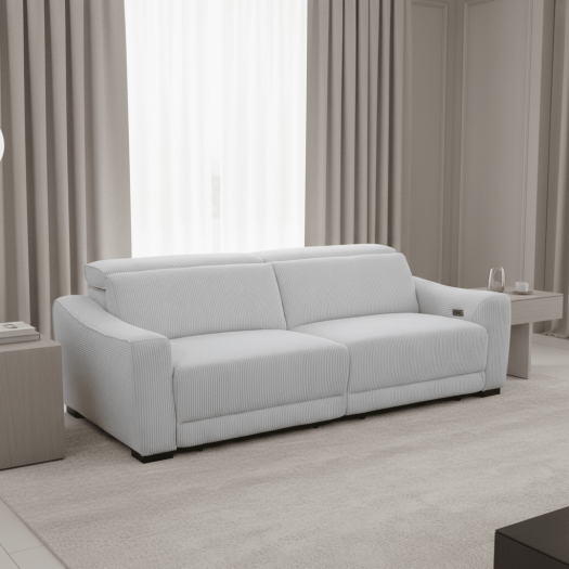 Elara grey Motion Power Slide Sofa