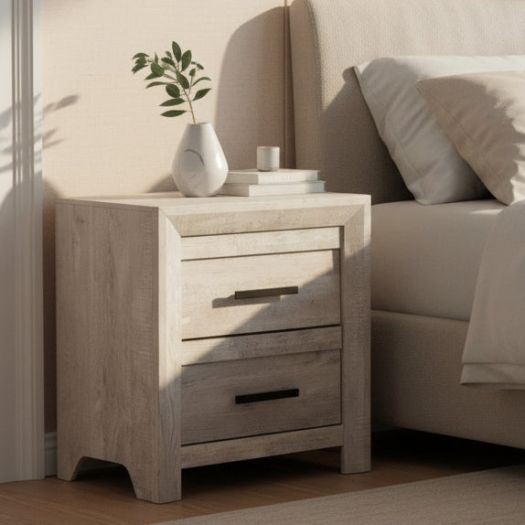 Eleanor 2-Drawer Nightstand in White