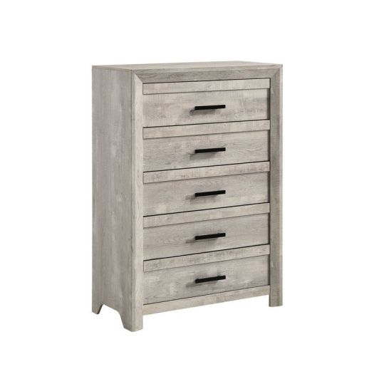 Eleanor 5-Drawer Chest in White