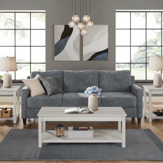 Eleanor Three Pack Occasional Set in White