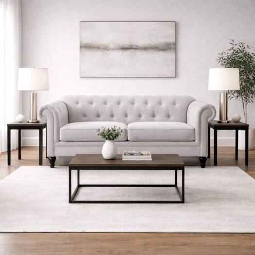 Emilia Grey Sofa W230