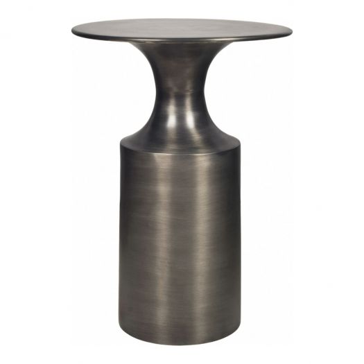 Rassa Polished Zinc Accent Table