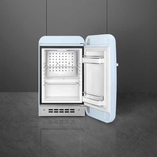 Smeg 50's Retro Style Freestanding Refrigerator, Right Handle, Pastel Blue