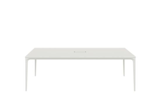 Arc Meeting Table - White 2.4 m