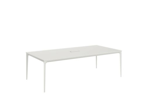 Arc Meeting Table - White 2.4 m