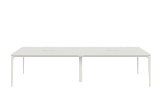 Arc Meeting Table - White 3.9 m