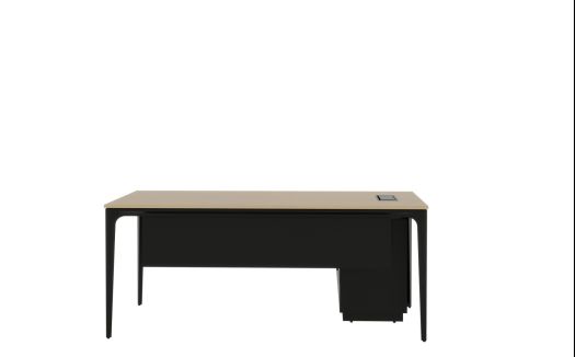 Arc Left-Hand Desk - Black