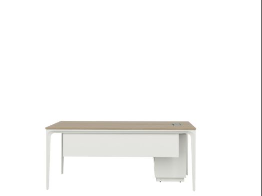 Arc Left-Hand Desk - White