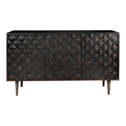 Pablo 3 Door Sideboard Black