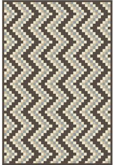 Ferrera ZigZag Light Brown Rug