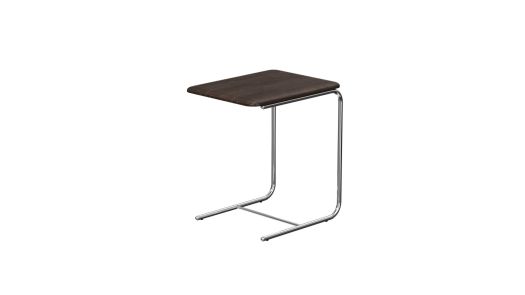 Rectangular Table with Wood Veneer Finish & Steel Base