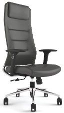 High Back Executive Chair with Aluminum Alloy Design and Steel