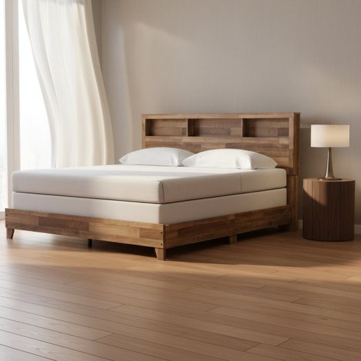 Finaria King Bookcase Bed