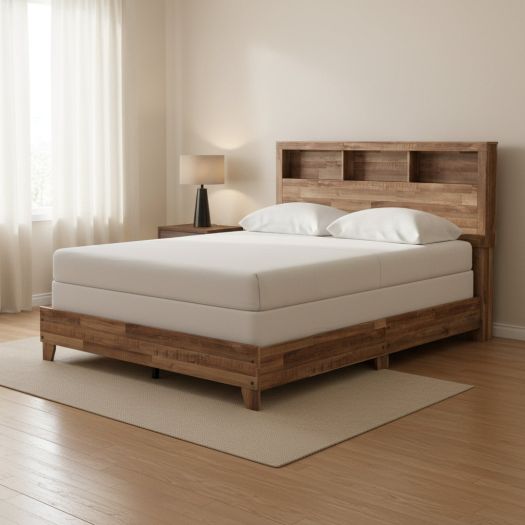 Finaria Queen Bookcase Bed