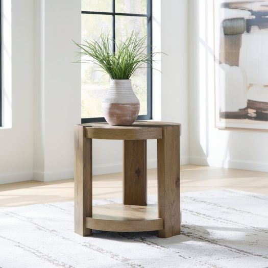 Flangren Round End Table