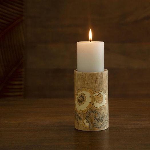 Fleur D or Candle Stand Large