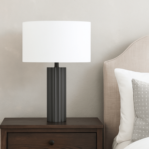 Fluted Table Lamp