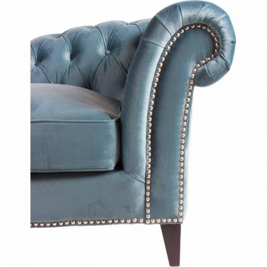 Bibiano Chaise Velvet Blue