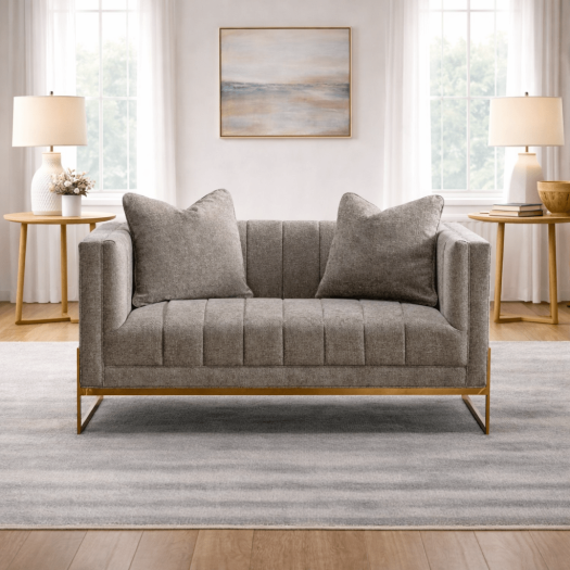 Francisco Brown Loveseat W152