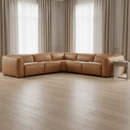 Fresco 5 Seat Sectional with Power Recline & Power Headrest