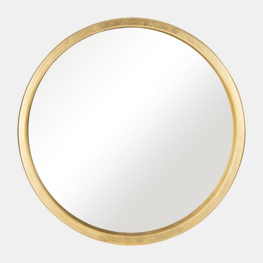 47X47, GOLD CIRCLE MIRROR